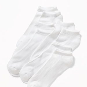 NWT OLD NAVY  Low-Cut Socks 4-Pack  Color: Bright White OS